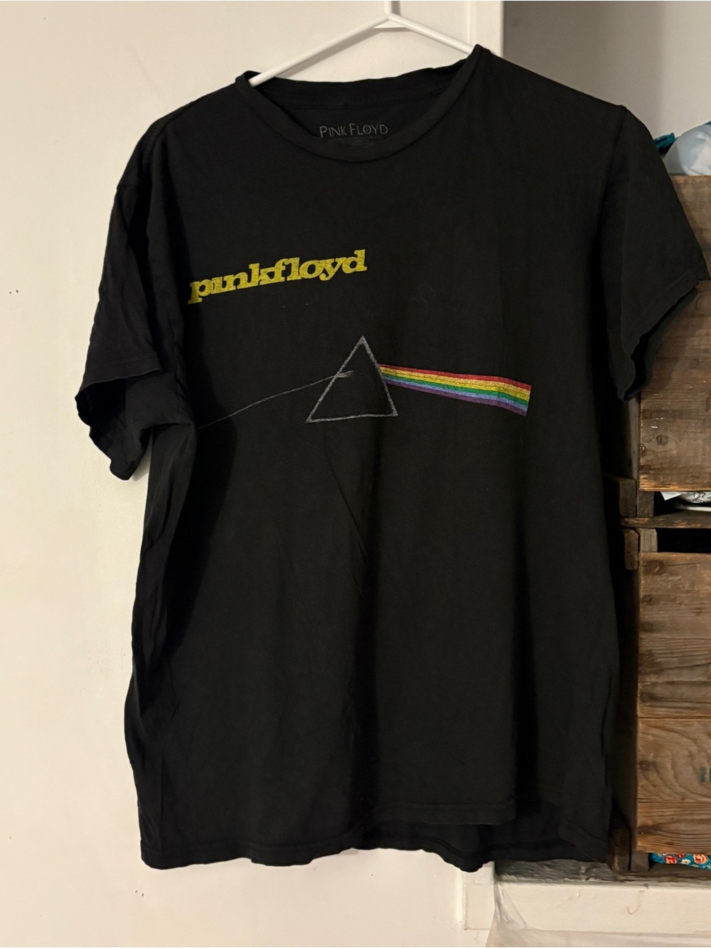 Pink Floyd Dark Side of the Moon Cotton Band Tee Size Medium